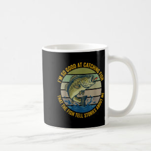 Taza De Café Cita divertida de pesca B Pescador Anzuelo de cebo
