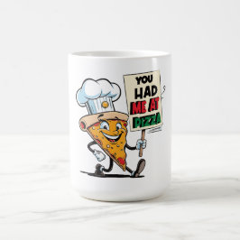 Taza De Café Cita divertida de Pizza Slice