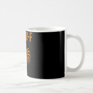 Taza De Café Cita divertida de pollo F-caw-f Gallo humor 