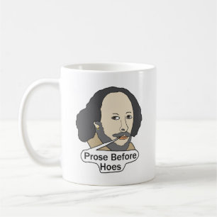Taza De Café Cita divertida de Shakespeare - Prosa antes que zo