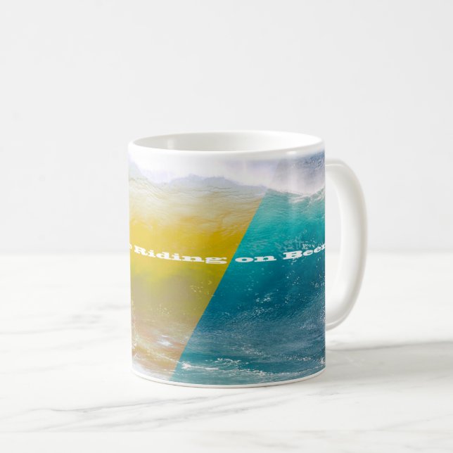 Taza De Café Cita divertida de Surf (Anverso derecho)
