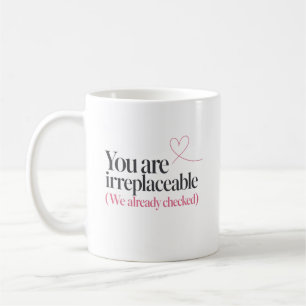 Taza De Café Cita divertida de Te Extrañaremos Compañero de Tra