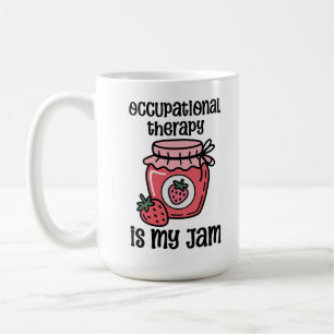 Taza De Café Cita Divertida de Terapia Ocupacional