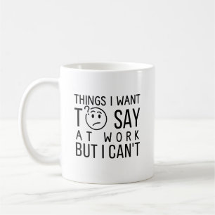 Taza De Café Cita divertida de trabajo