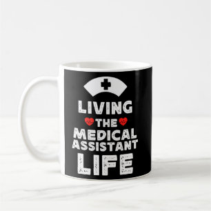 Taza De Café Cita divertida de un asistente médico, genial doct