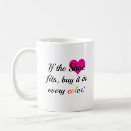 Taza De Café Cita divertida de zapatos