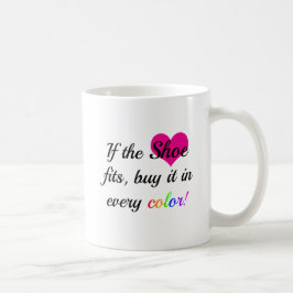 Taza De Café Cita divertida de zapatos