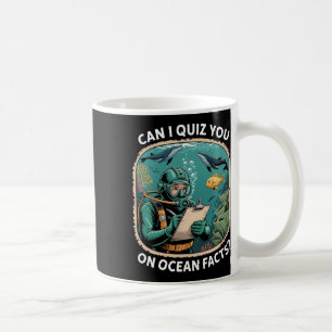 Taza De Café Cita divertida del cuestionario del océano para am
