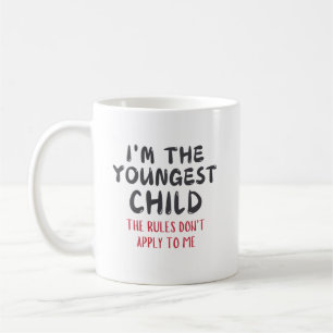 Taza De Café Cita divertida del hijo menor