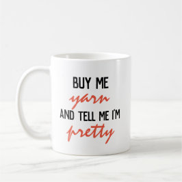 Taza De Café Cita divertida del hilado