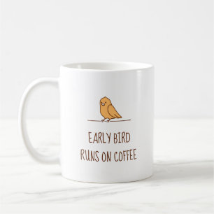 Taza De Café Cita divertida del loro de los pájaros
