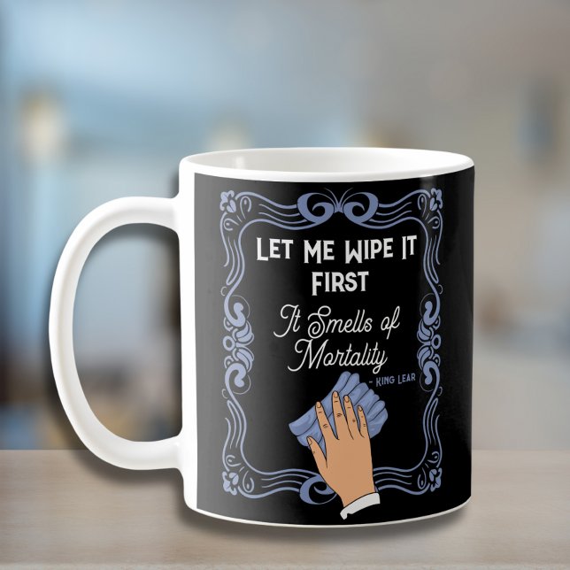 Taza De Café Cita divertida e inteligente Shakespeare Wry Humor (Subido por el creador)