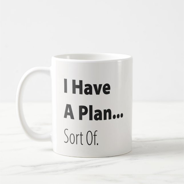 Taza De Café Cita Divertida Monogramada (Izquierda)