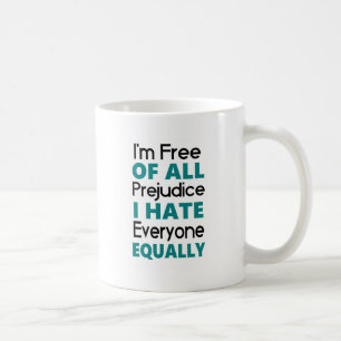 Taza De Café Cita divertida - odio cada uno