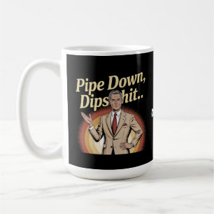 Taza De Café Cita divertida para abajo graciosa cita sarcástica