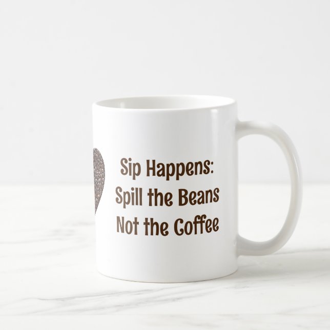 Taza De Café Cita divertida para café (Derecha)
