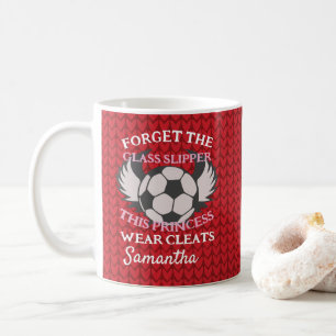 Taza De Café Cita divertida para la selección de fútbol de chic