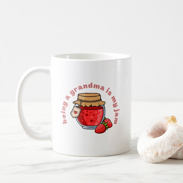 Taza De Café Cita divertida, ser una abuela es mi engaño (Con donut)