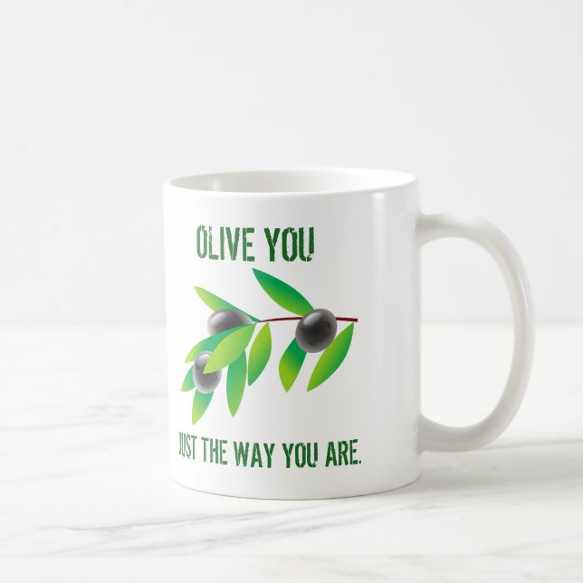 Taza De Café Cita divertida te sobrevive. Así es como eres. (Derecha)