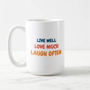 Taza De Café cita divertida y positiva que inspira el amor en l