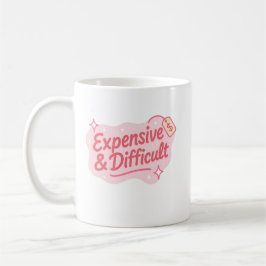 Taza De Café Cita divertida y sarcástica cara y difícil