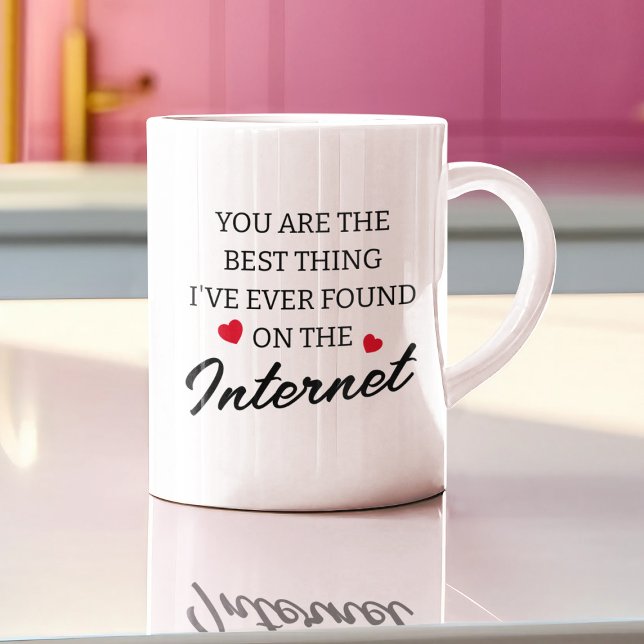 Taza De Café Cita en línea divertida (Subido por el creador)