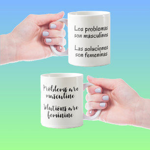 Taza De Café Cita española divertida del inglés
