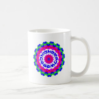 Taza De Café Cita espiritual de mayor potencia Diseño Kaleidosc