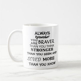 Taza De Café Cita fuerte inspiradora