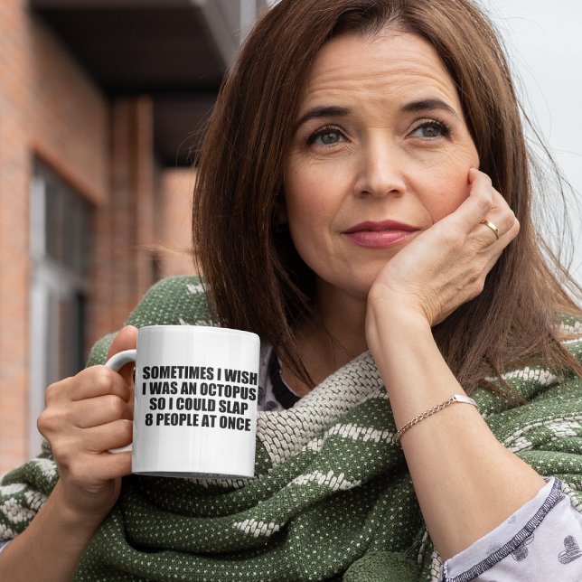Taza De Café cita graciosa, bofetada a 8 personas al mismo tiem (Subido por el creador)