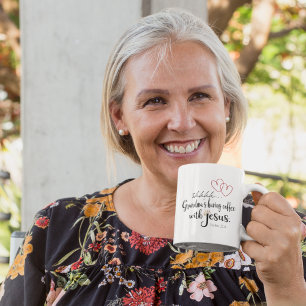 Taza De Café Cita graciosa cristiana del GRANDMA CAFÉ JESÚS