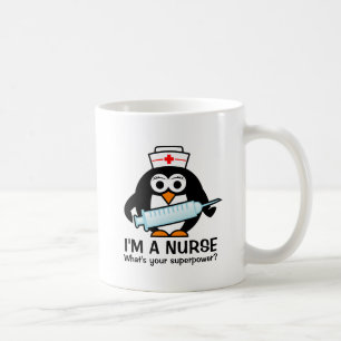 Taza De Café Cita graciosa de enfermería con una linda enfermer
