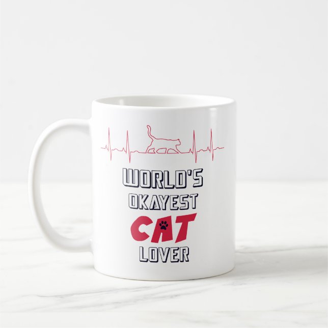 Taza De Café Cita graciosa para los gatos más feos del mundo (Izquierda)