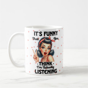 Taza De Café Cita graciosa sarcástica cosa de Chicas