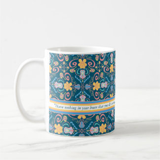 Taza De Café Cita hermosa y útil de William Morris