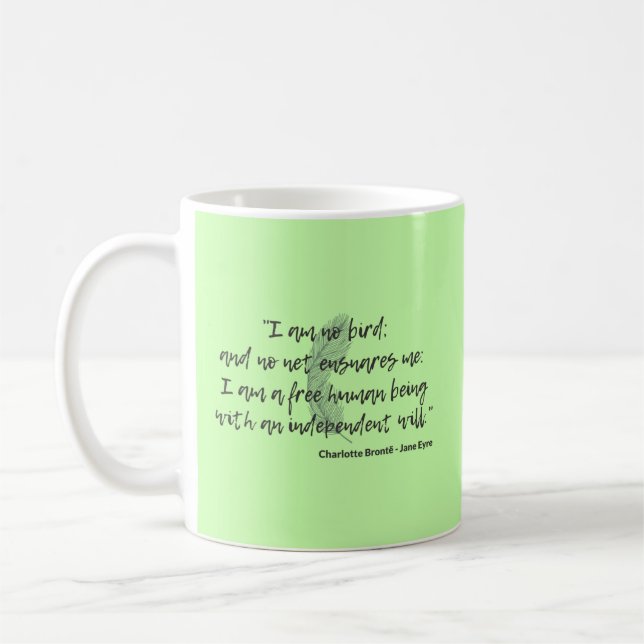 Taza De Café Cita II de Jane Eyre (Izquierda)