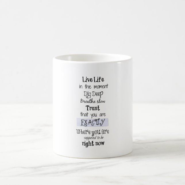 Taza De Café Cita inspiradora (Centro)