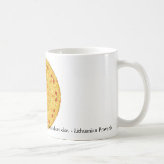 Taza De Café Cita inspiradora de la oportunidad lituana del