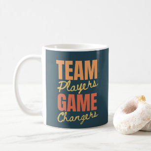 Taza De Café Cita Inspiradora de Trabajo en Equipo Regalo de Of