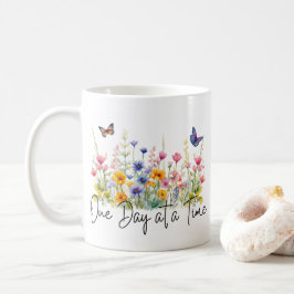 Taza De Café Cita Inspiradora de un día a la vez