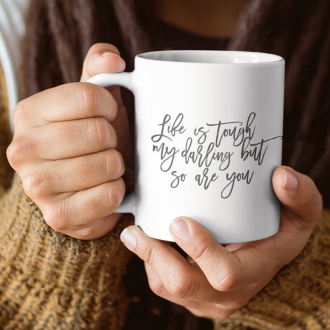 Taza De Café Cita Inspiradora de vida Salud mental moderna (Subido por el creador)