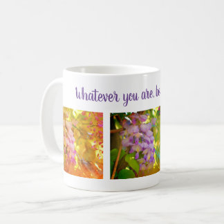 Taza De Café Cita Inspiradora de Wisteria Flower Attitude