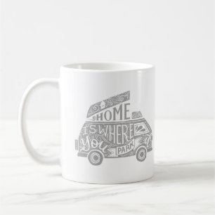 Taza De Café Cita Inspiradora divertida de Camping Van Life