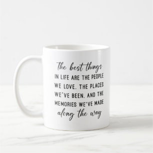 Taza De Café Cita inspiradora Las Mejores Cosas En La Vida