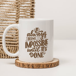 Taza De Café Cita Inspiradora Mentalidad Positiva 
