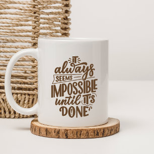 Taza De Café Cita Inspiradora Mentalidad Positiva 