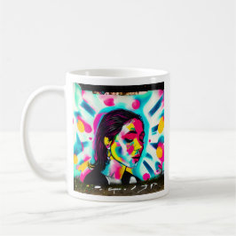 Taza De Café Cita inspiradora | Mujer graffiti