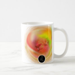 Taza De Café Cita Leo del Rótulo Zodiaco moderno | Fuego de ele