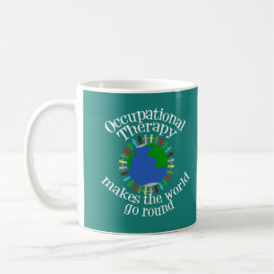 Taza De Café Cita linda de la terapia profesional en trullo
