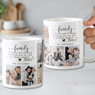 Taza De Café Cita Linda Personalizada Familia 8 Fotos